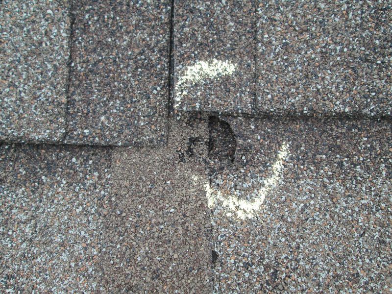 Asphalt Shingle Roof Repair - Granule Loss